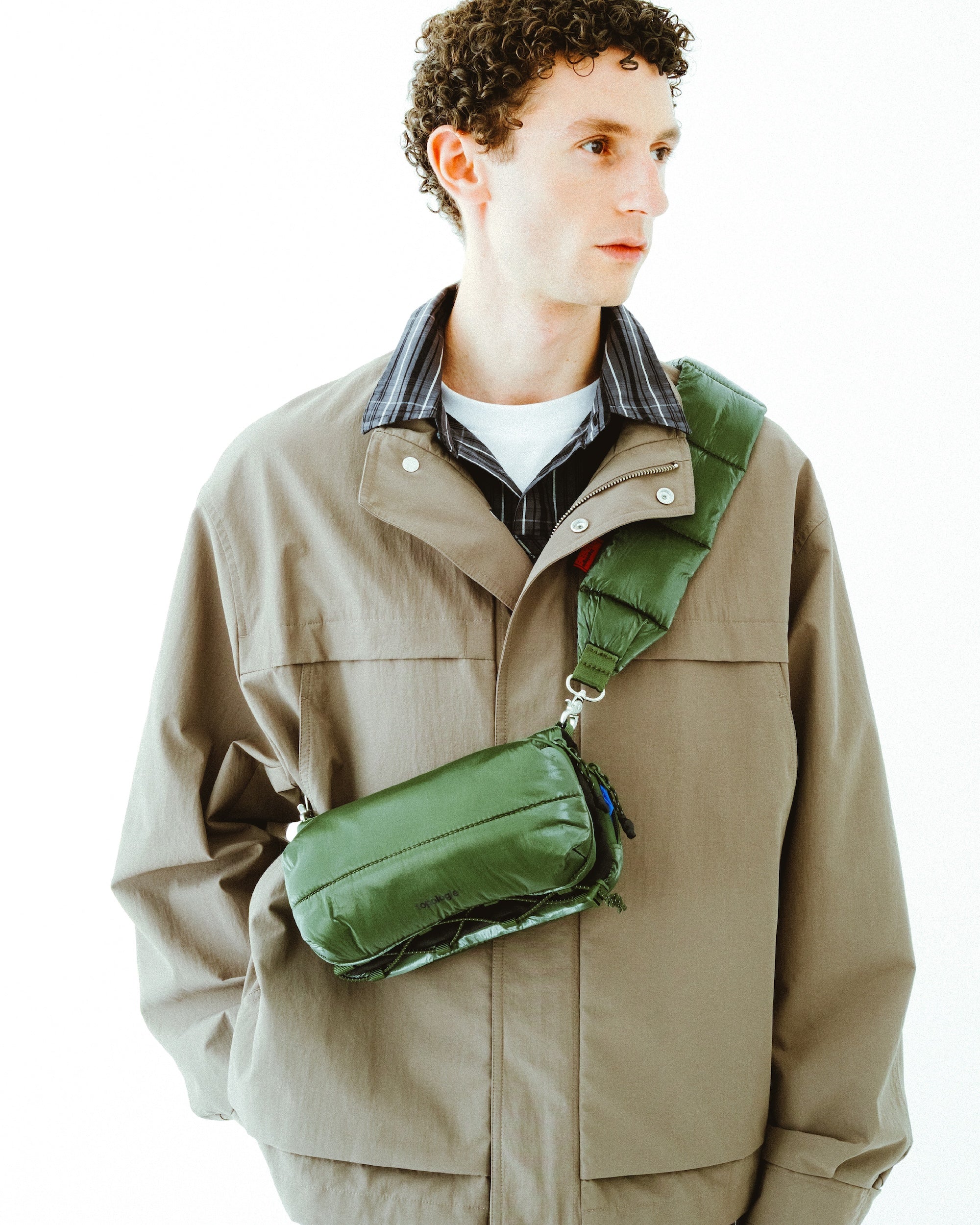 topologie トポロジー　 ボトルサコッシュ 8㎜ストラップ付き Bottle Sacoche ボトルサコッシュ / Puffer / Black / 8.0mm