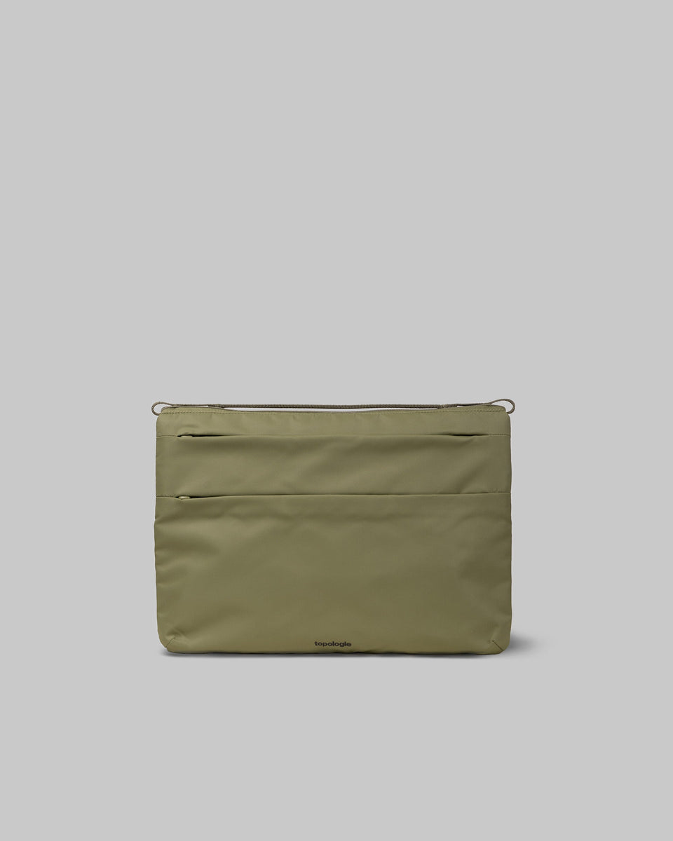 【お得】 FlatSacocheLarge_olive_740b94d バッグ