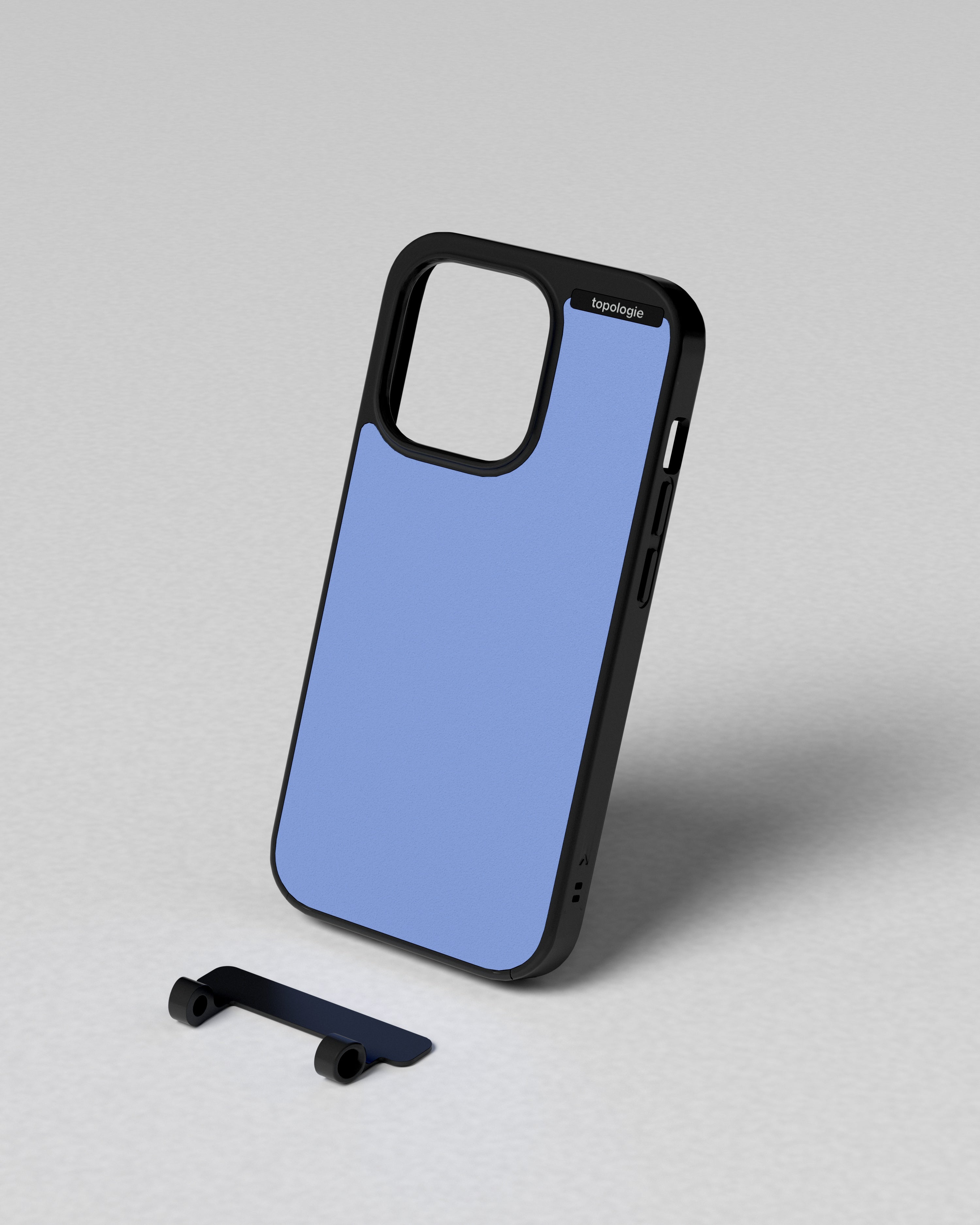 Bump Phone Case / Matte Black / Blue Lilac – Topologie (トポロジー)