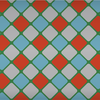 Grey / Red / Blue Lattice