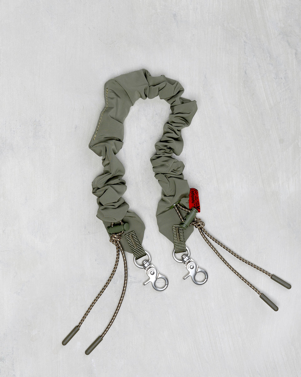 Bungee Wrist Strap / Army Green Satin【ストラップ単体】【7月下旬入庫予定】