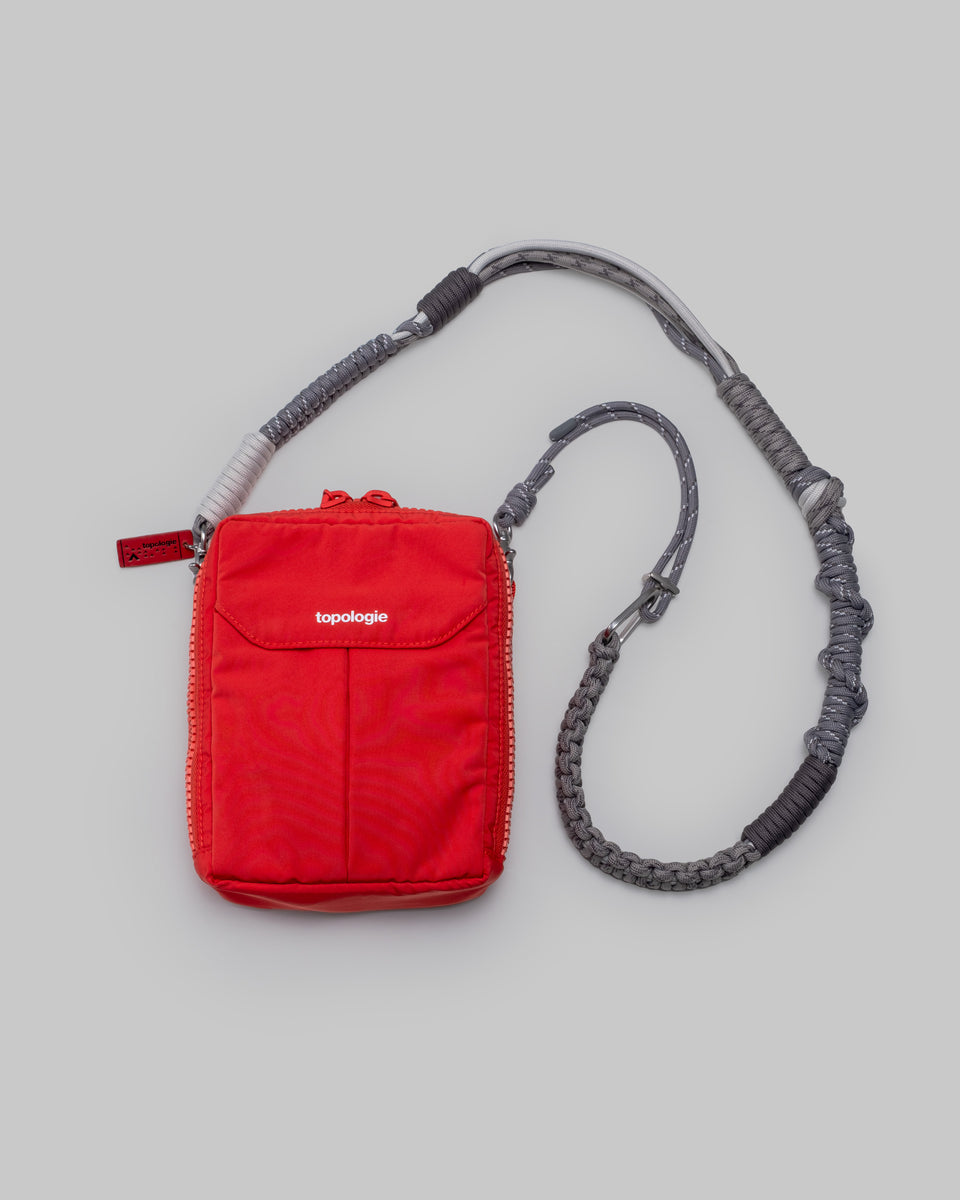 Topologie Utility Sacoche セット Utility Sacoche / Topologie Red / Tech Sateen / Macrame