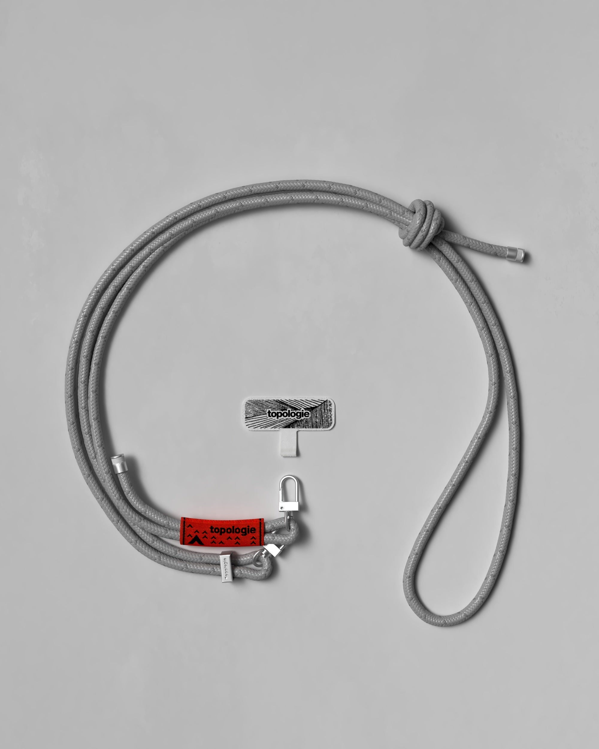 6.0mm Rope / Slate Reflective + Phone Strap Adapter – Topologie (トポロジー)