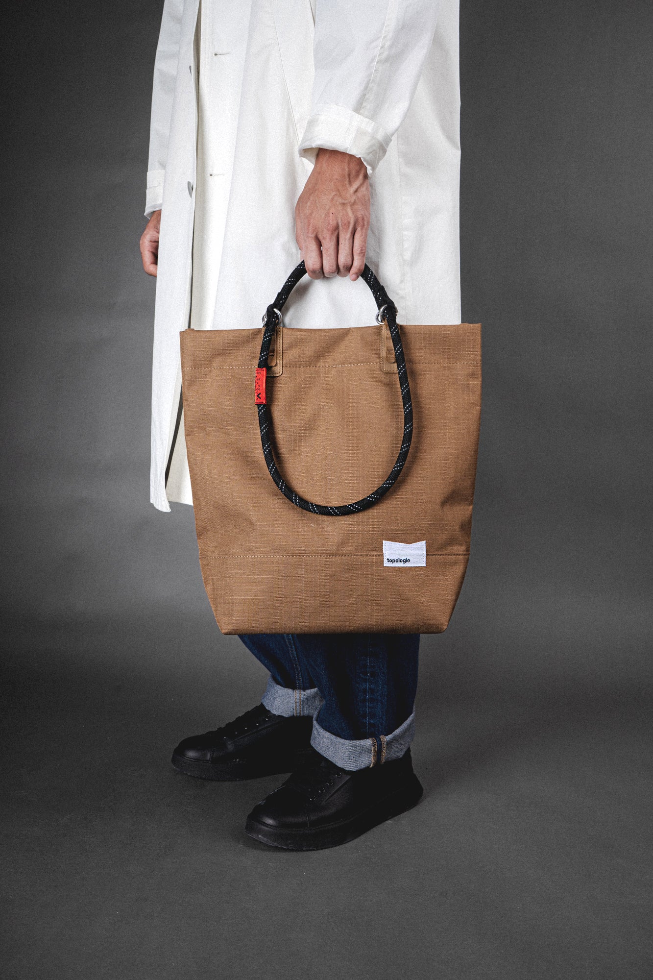 Loop Tote ループトート / Peach / 10mm Grey Reflective