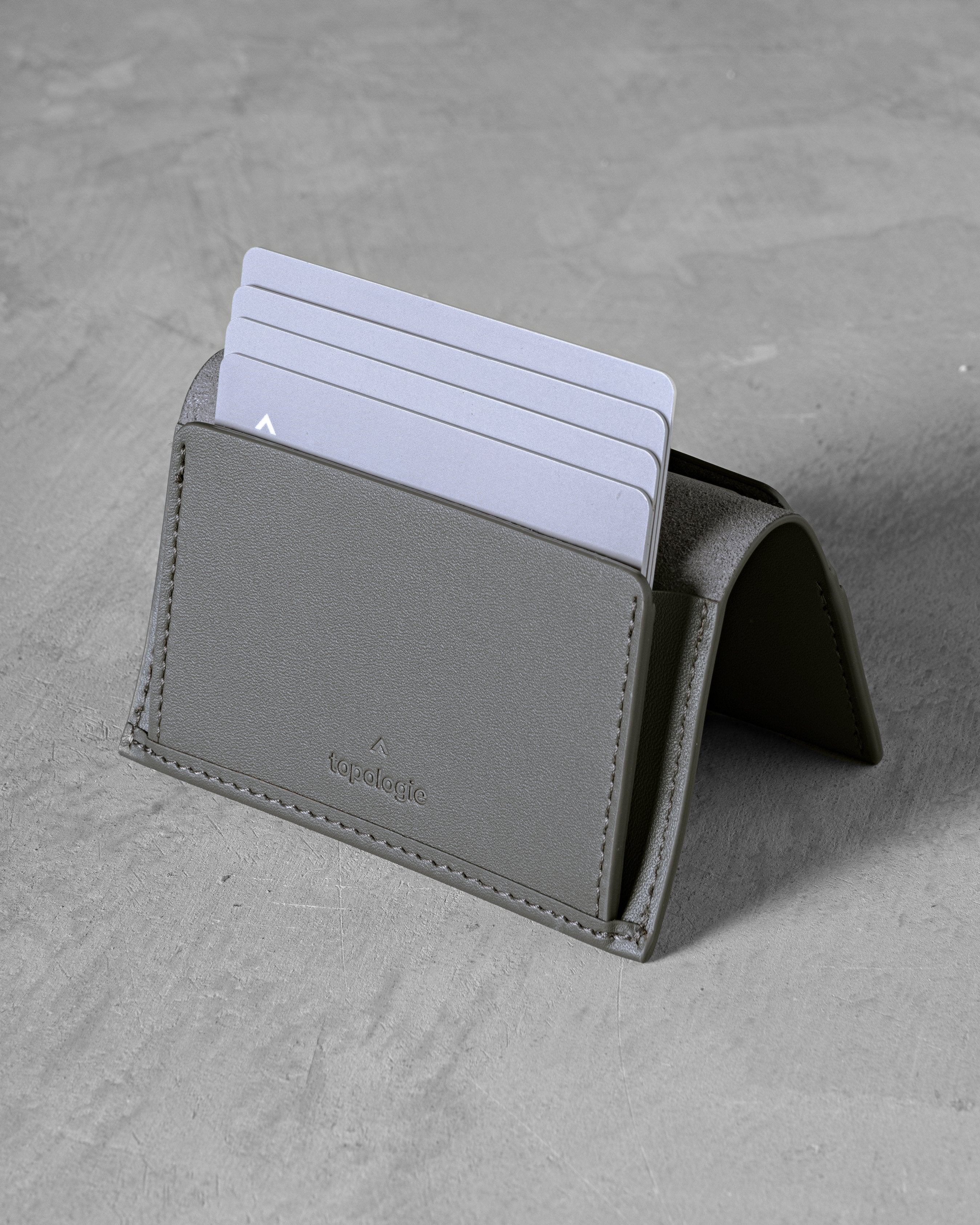 Card Wallet Grey カードウォレット – Topologie (トポロジー)