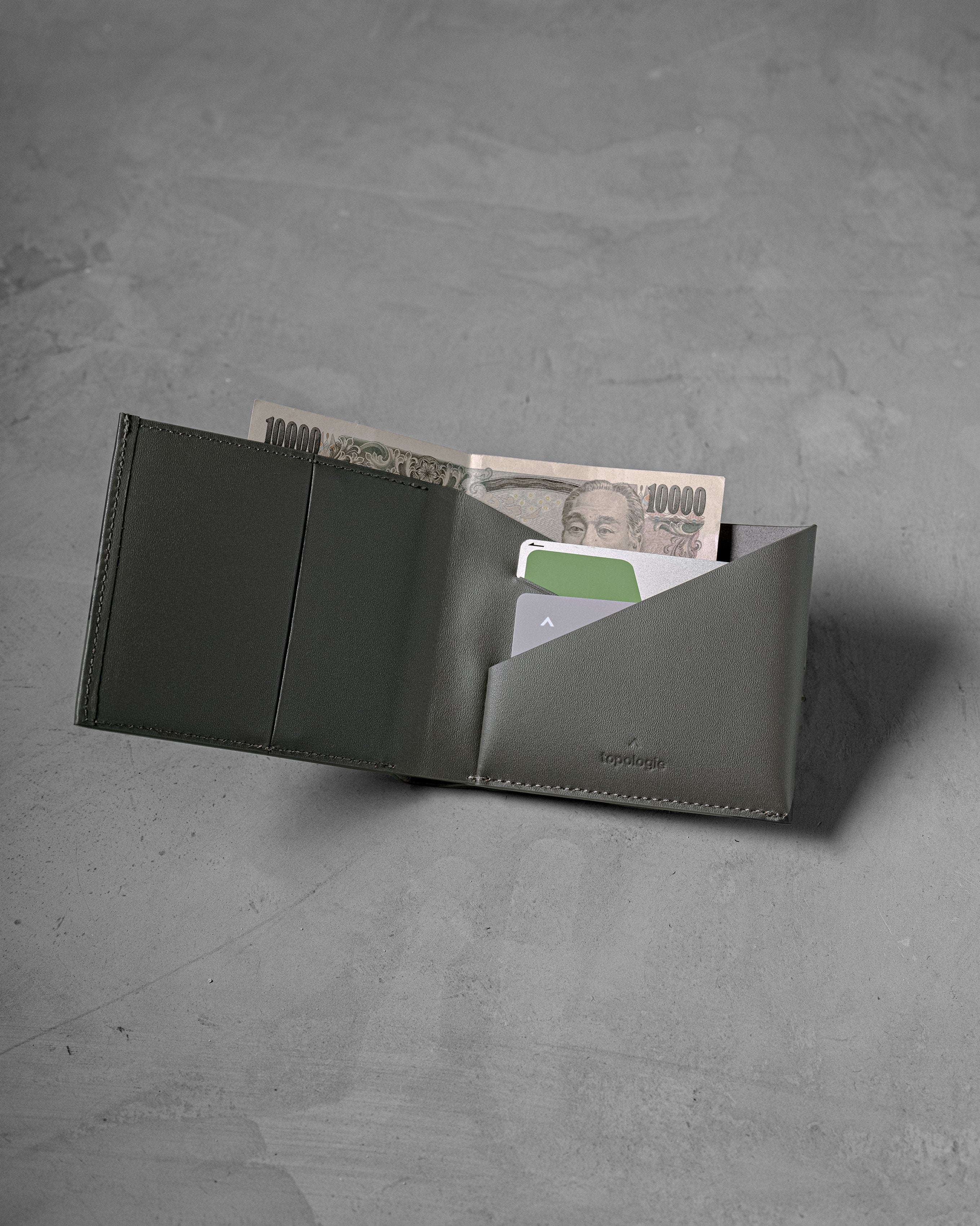 Slim Coin Wallet Plus Grey スリムコインウォレット・プラス