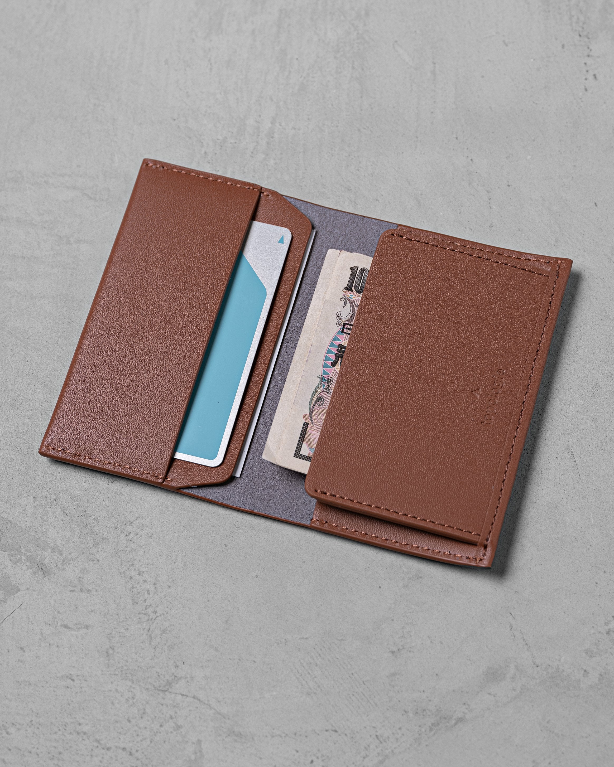 Card Wallet Brown カードウォレット – Topologie (トポロジー)