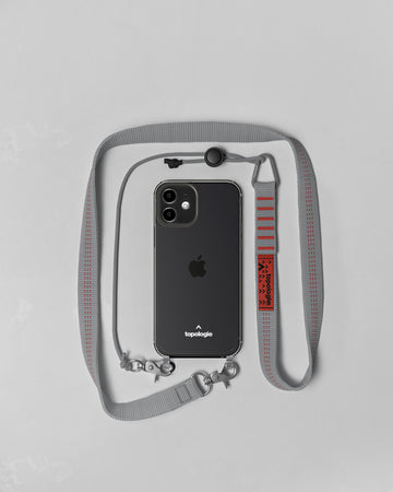 Verdon Phone Case ヴァードン スマホケース / Clear / 20mm Grey Stripe