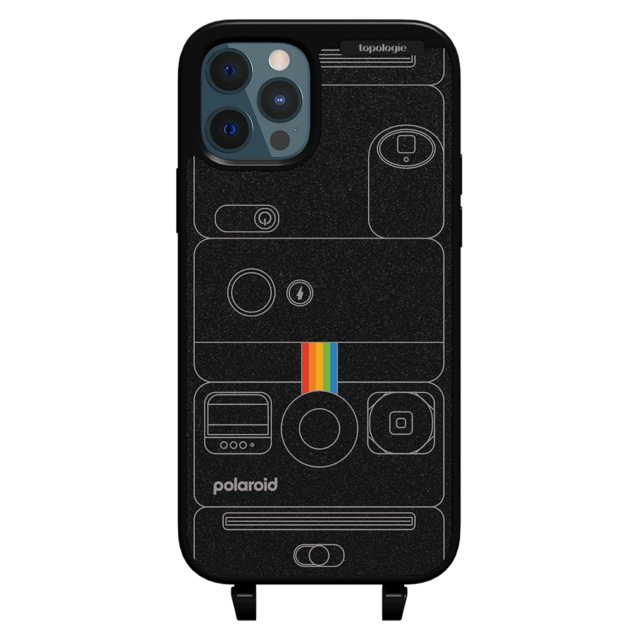Polaroid x Topologie Bump Phone Case / Matte Black / Camera Black