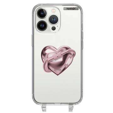 The First Ascent / Pink Metallic Heart / iPhone 13 Pro
