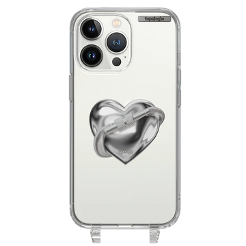 The First Ascent / Silver Metallic Heart / iPhone 13 Pro