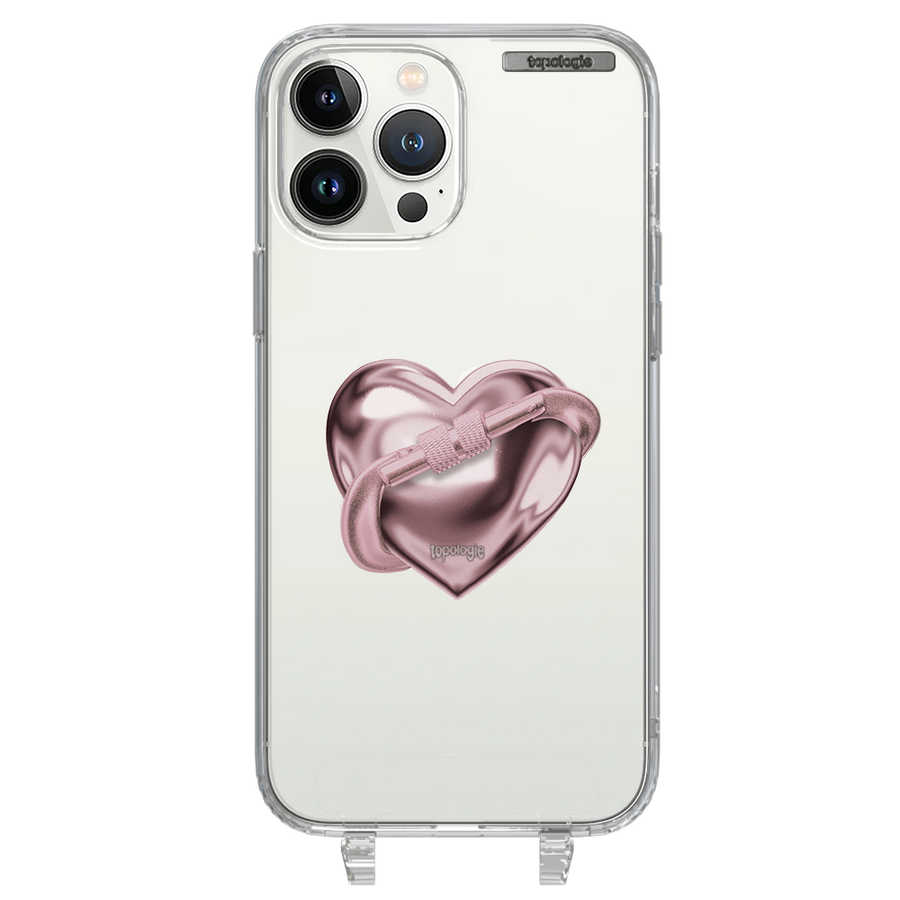 The First Ascent / Pink Metallic Heart / iPhone 13 Pro Max