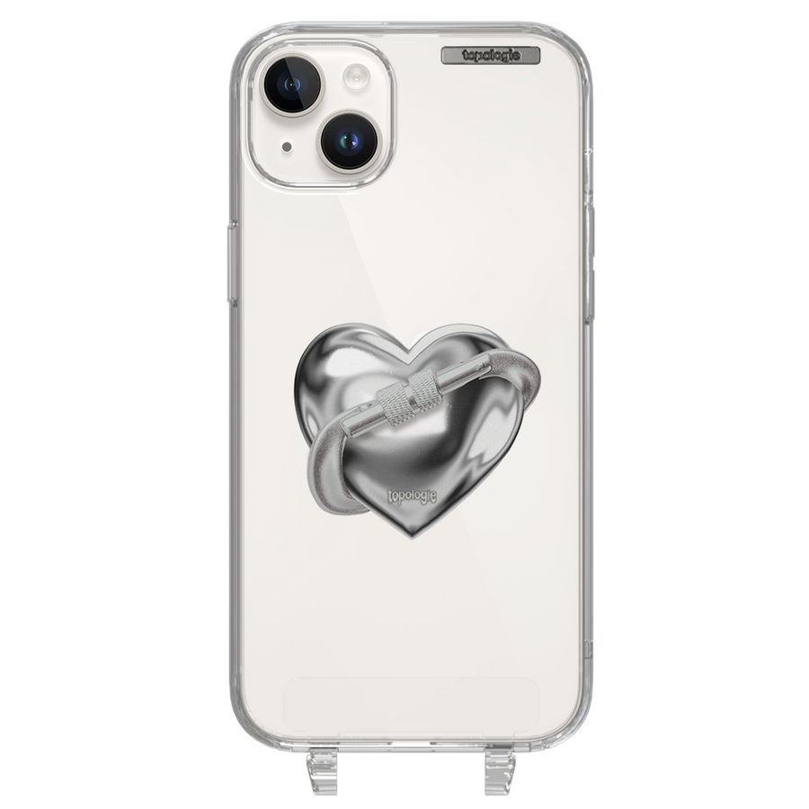 The First Ascent / Silver Metallic Heart / iPhone 14 Plus