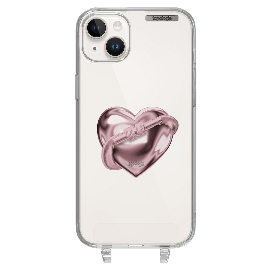 The First Ascent / Pink Metallic Heart / iPhone 14 Plus
