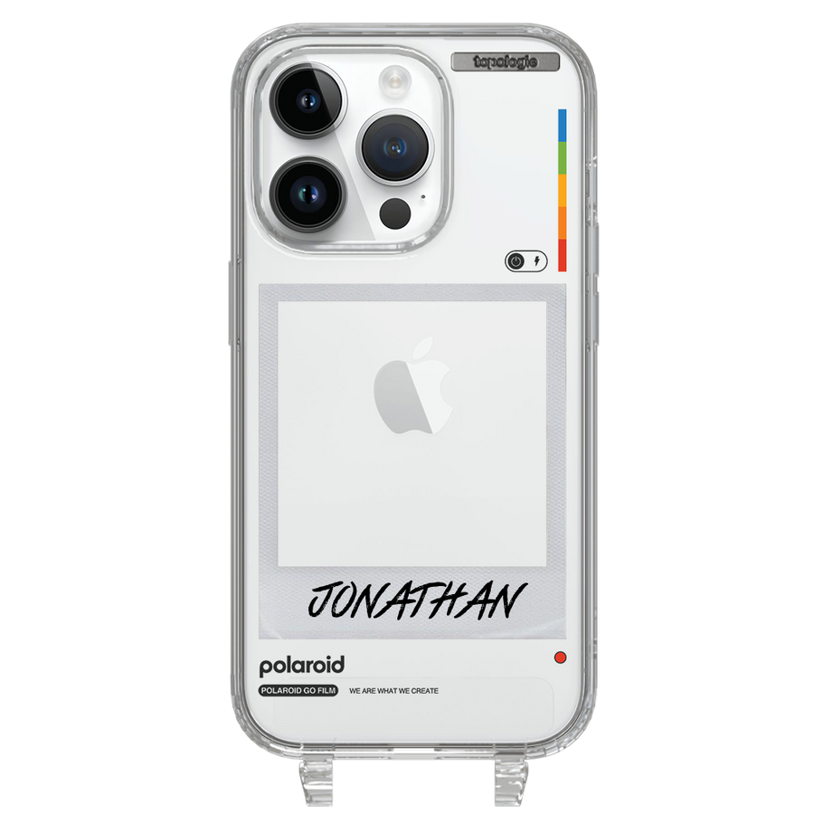 Polaroid x Topologie Bump Phone Case / Frame Clear (Personalization) / iPhone 14 Pro