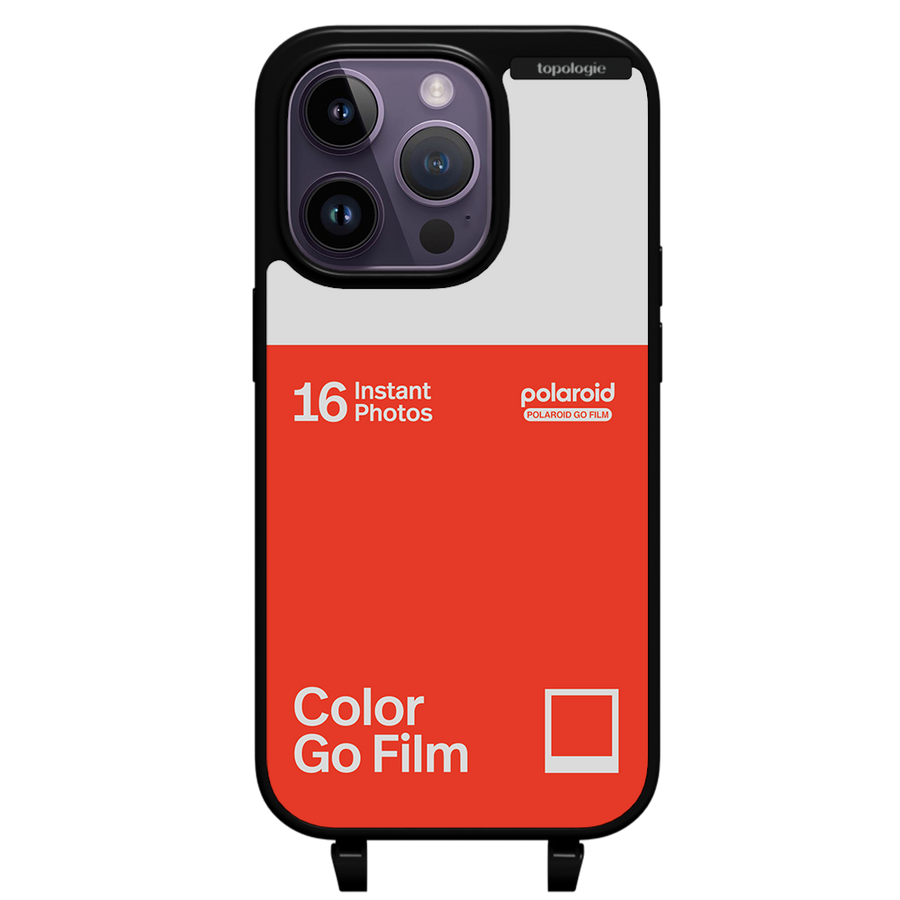 Polaroid x Topologie Bump Phone Case / Matte Black / Color Go Film Chili