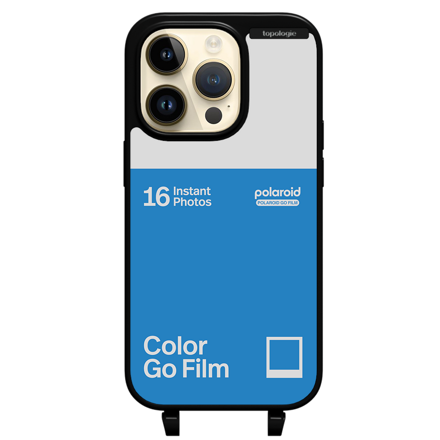 Polaroid x Topologie Bump Phone Case / Matte Black / Color Go Film Azure