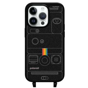 Polaroid x Topologie Bump Phone Case / Matte Black / Camera Black