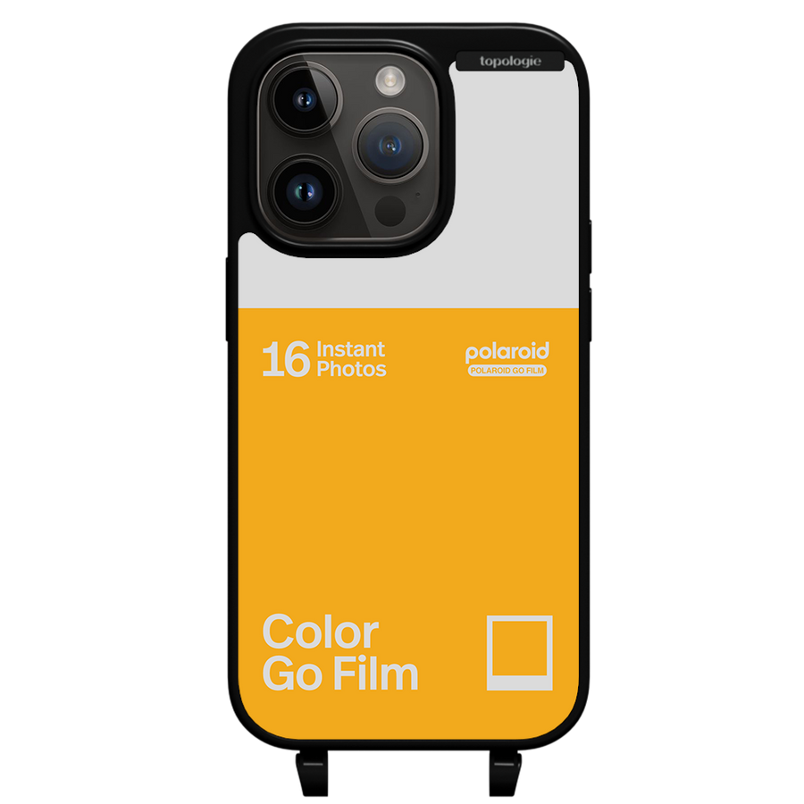 Polaroid x Topologie Bump Phone Case / Matte Black / Color Go Film Sunset