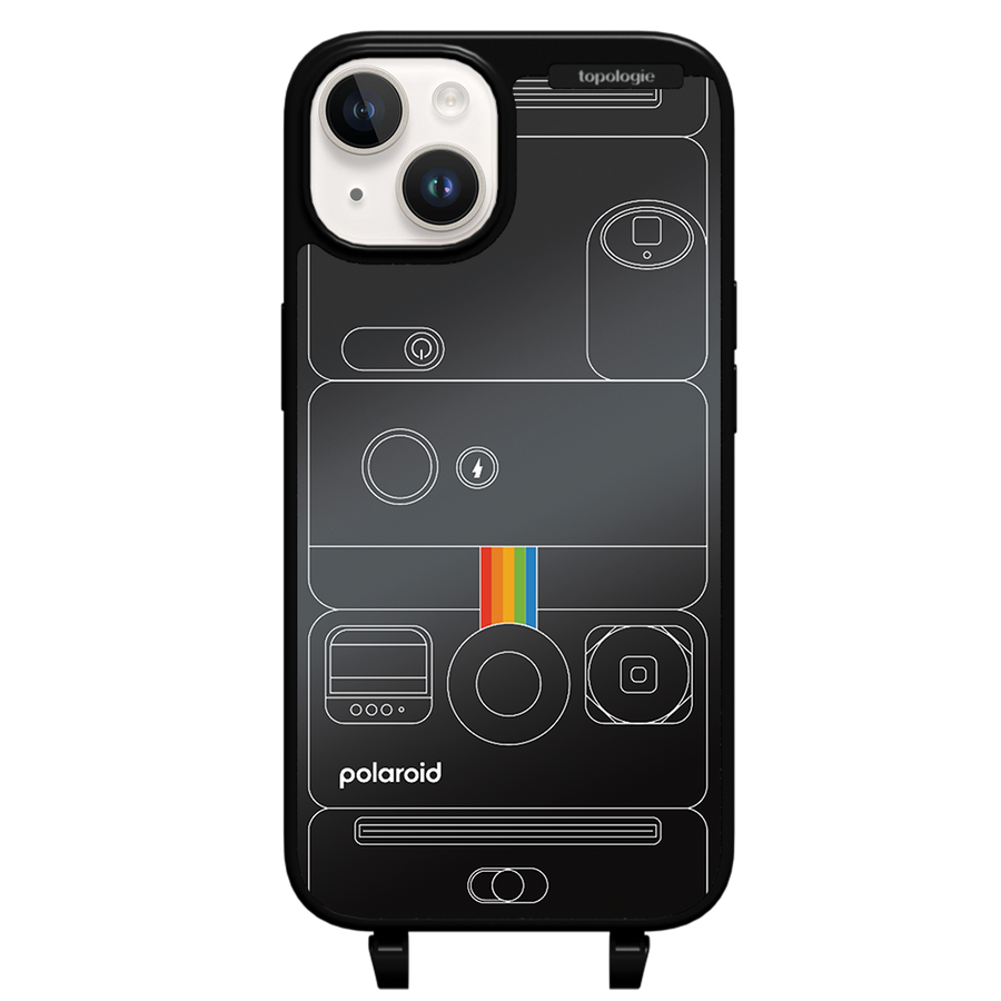 Polaroid x Topologie Bump Phone Case / Matte Black / Black Mirror / Camera Black