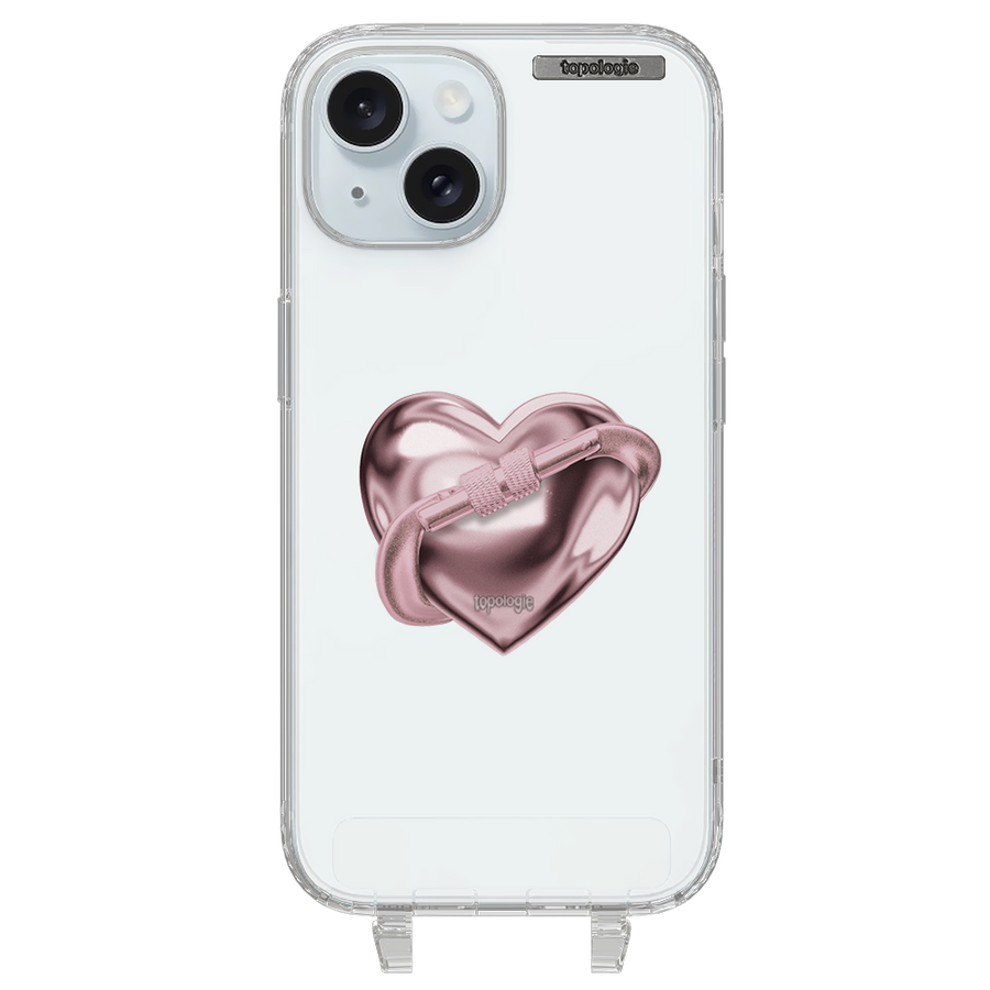 The First Ascent / Pink Metallic Heart / iPhone 15