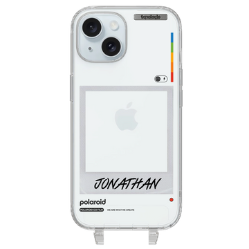 Polaroid x Topologie Bump Phone Case / Frame Clear (Personalization) / iPhone 15