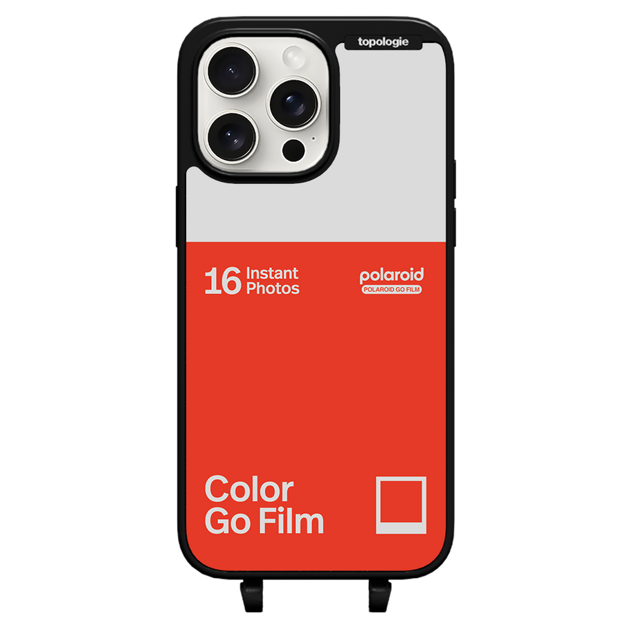 Polaroid x Topologie Bump Phone Case / Matte Black / Color Go Film Chili