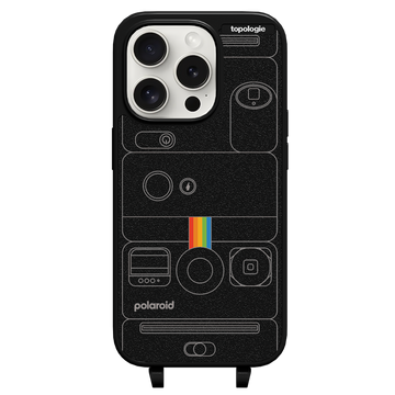 Polaroid x Topologie Bump Phone Case / Matte Black / Camera Black