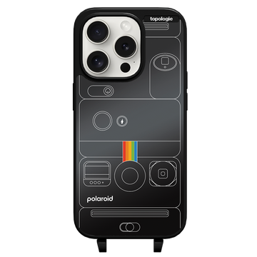 Polaroid x Topologie Bump Phone Case / Matte Black / Black Mirror / Camera Black