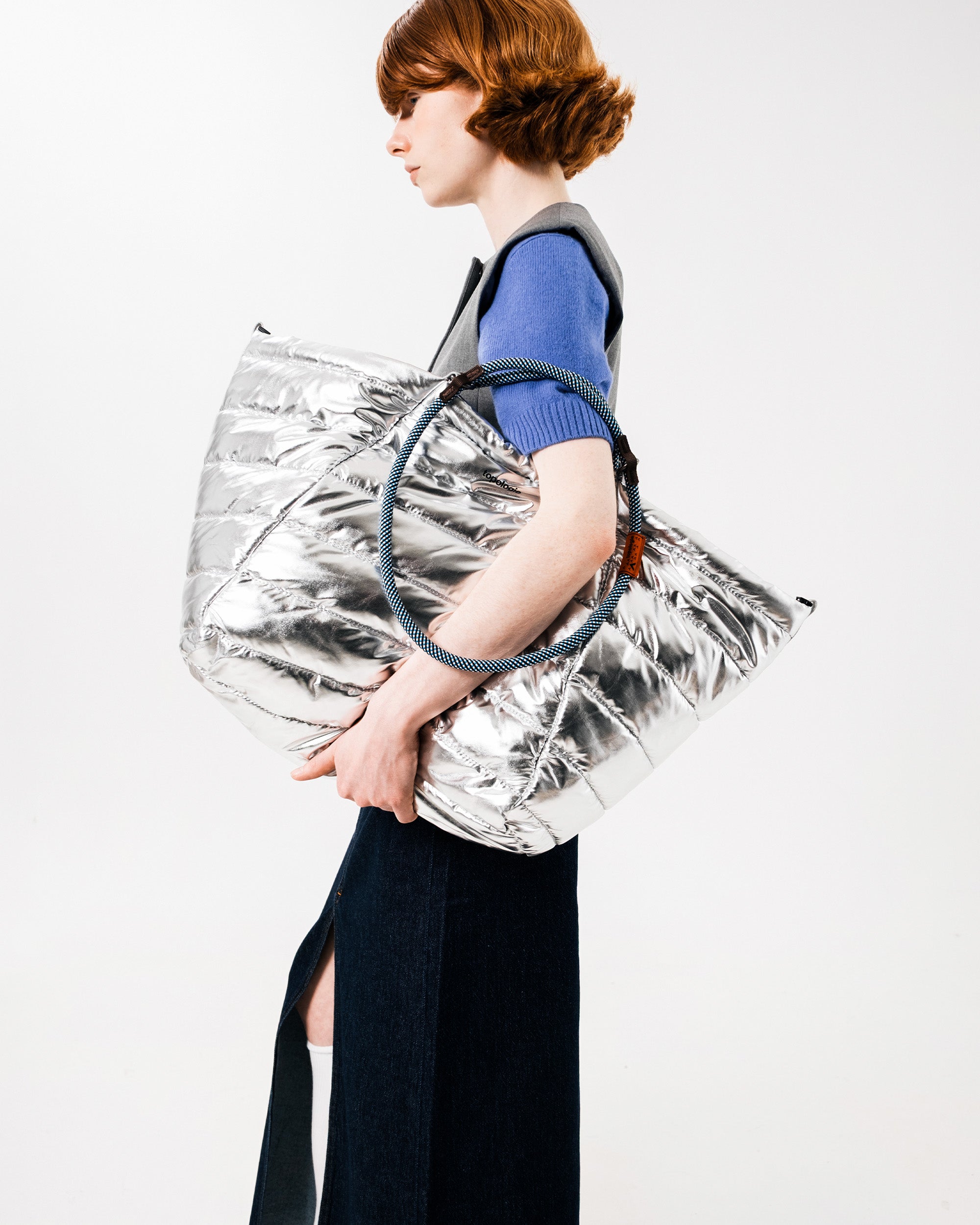 ⭐️ 【新品未使用】マルシェトート ラージ (人気の黒ストラップ付き) Marche Tote Large マルシェトート ラージ【バッグ単体