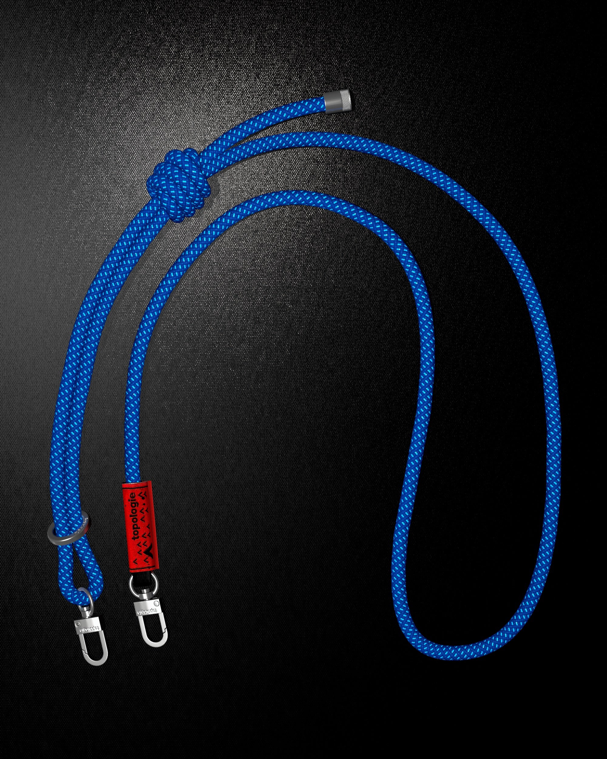 topologie ショルダーストラップ　シルバー 8mm-