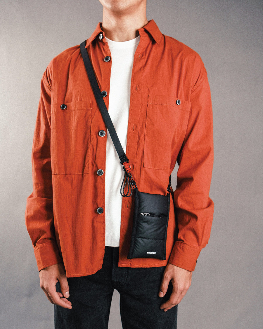 Wares Phone Sleeve フォンスリーブ / Puffer / Black / Bungee Strap Black