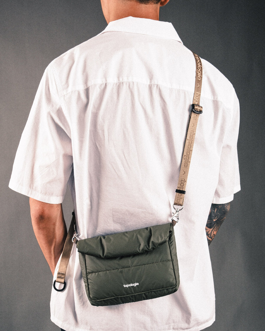 Musette Mini ミュゼット ミニ / Puffer / Black  / Bungee Wrist Strap Future Blue