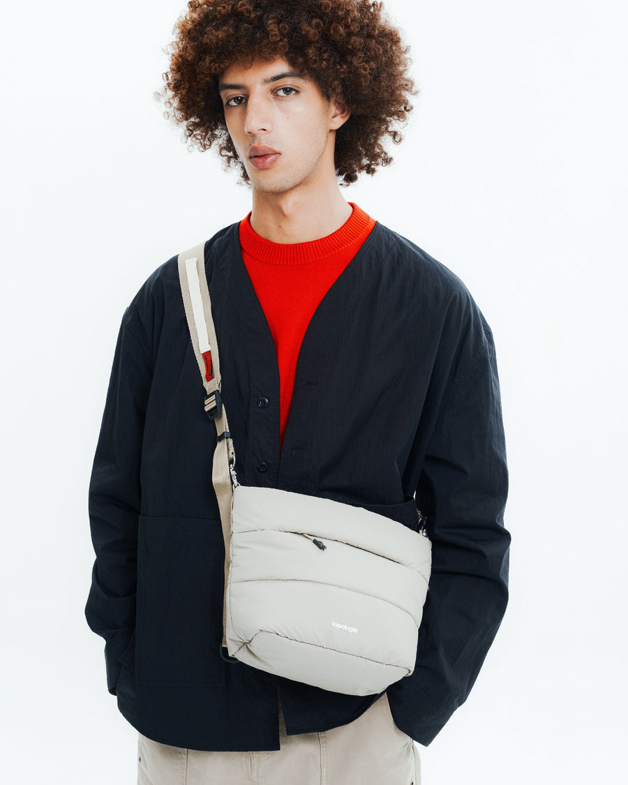 Besace べサス / Off White (Puffer) / To-go Strap Wide / Pebble