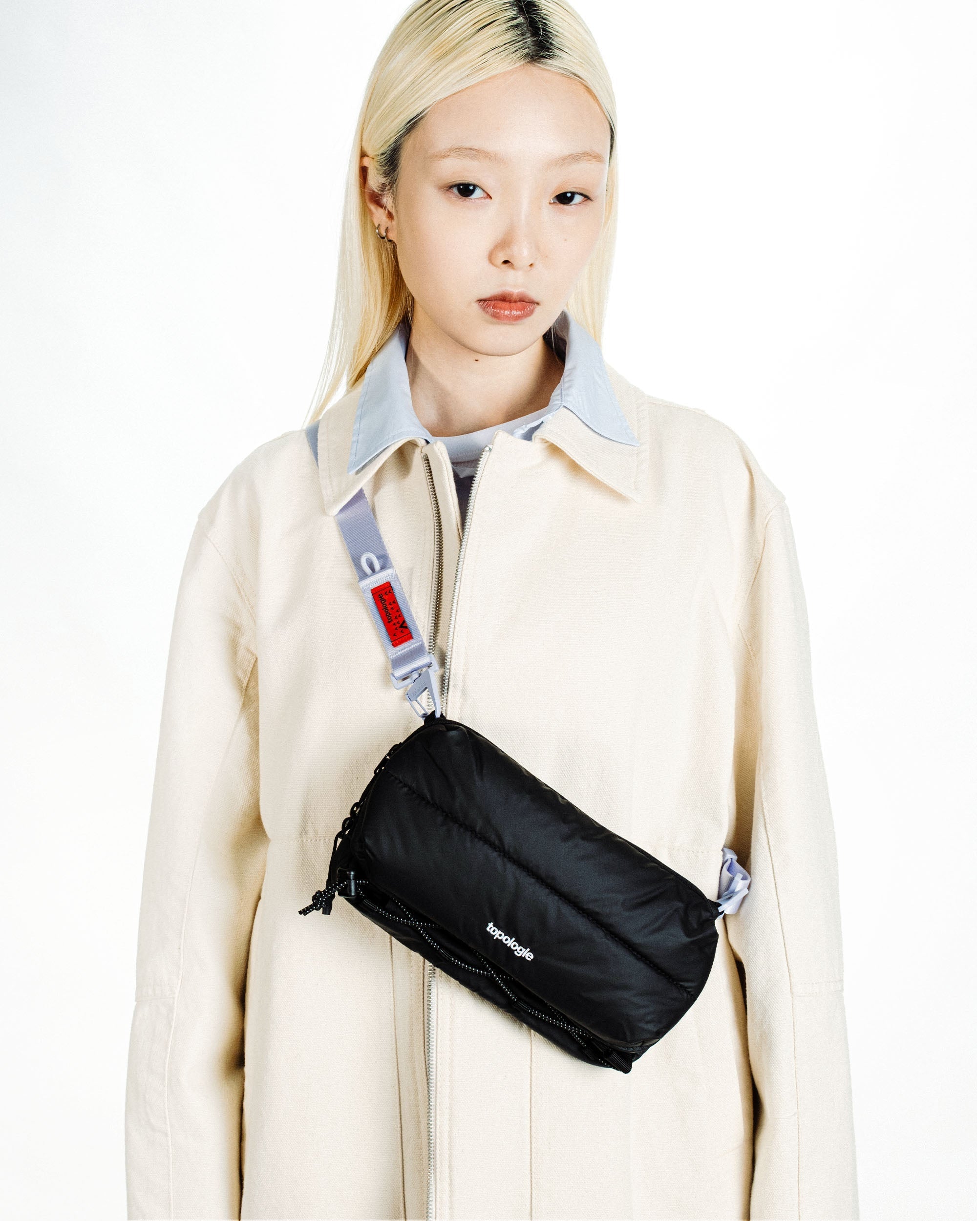 topologie トポロジー　ボトルサコッシュ　シルバー　クローム　本体のみ Bottle Sacoche ボトルサコッシュ / Chrome / Twisted Strap