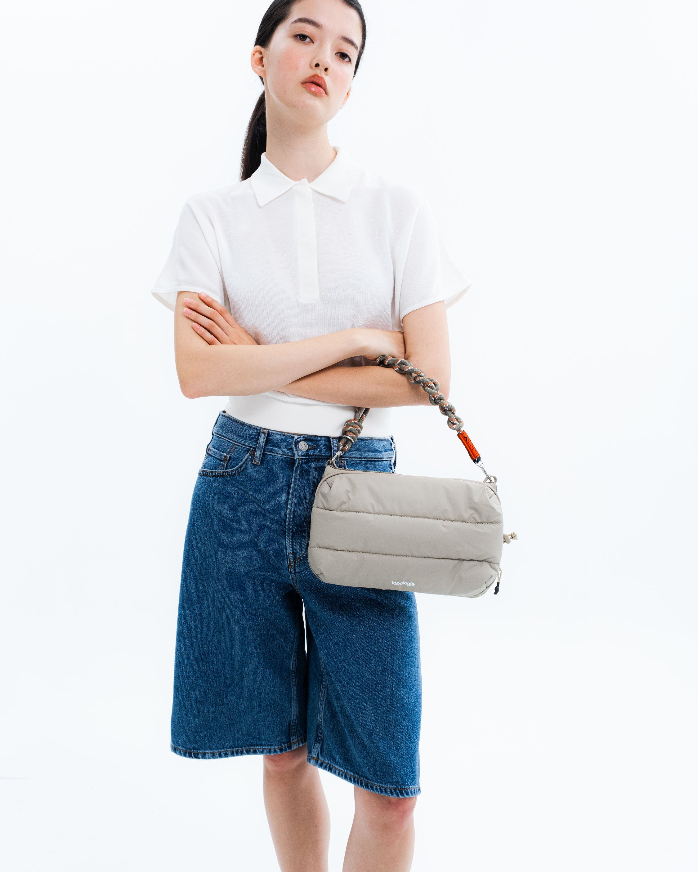 Bottle Sacoche Large ボトルサコッシュ ラージ / Black (Tech Sateen  