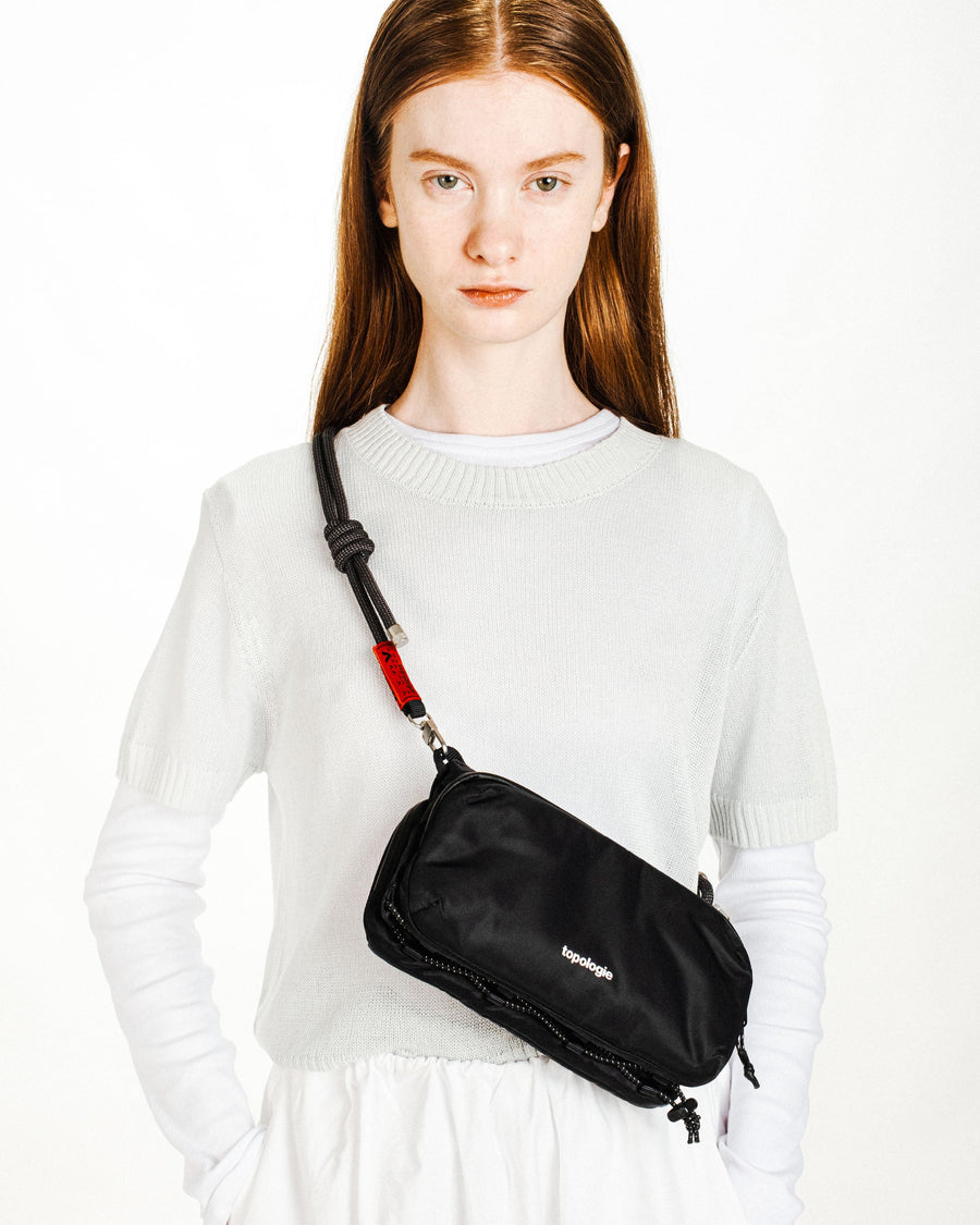 Bottle Sacoche ボトルサコッシュ / Moss (Puffer) / Utility Sling / Black – Topologie  (トポロジー)