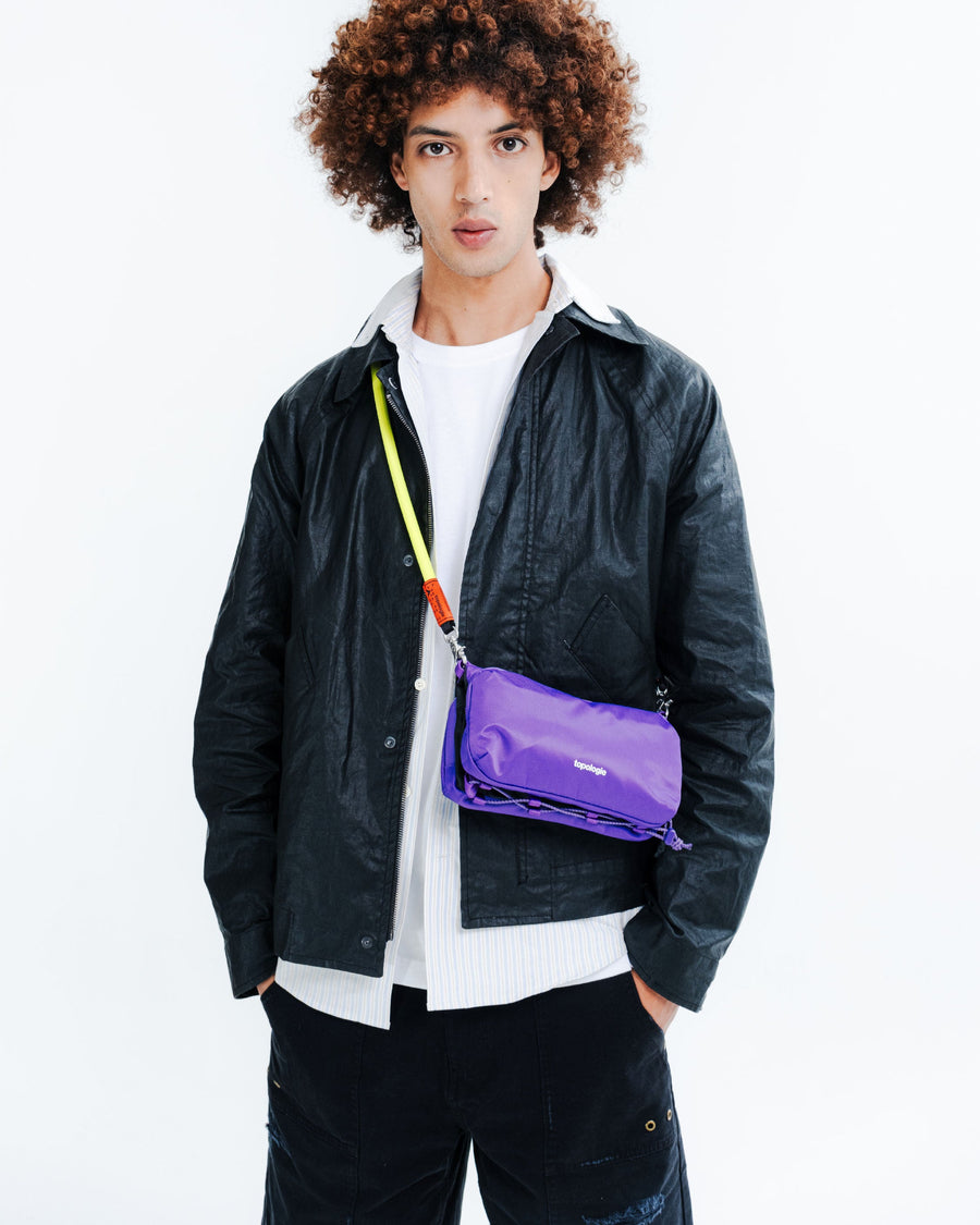 Bottle Sacoche ボトルサコッシュ / Electric Purple (Bomber) / To-go Strap Regular / Grey Violet