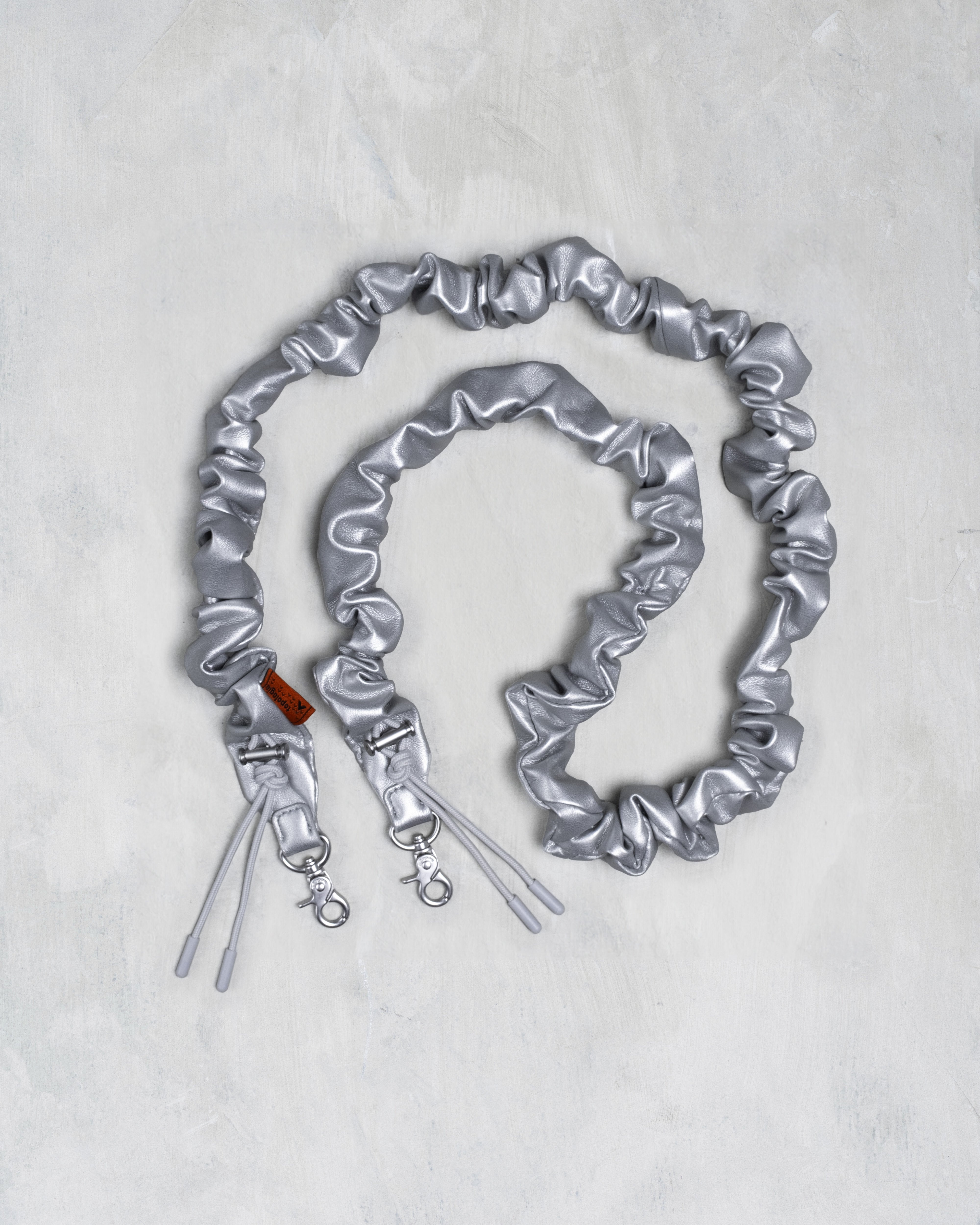 Bungee Strap / Chrome / Synthetic Leather