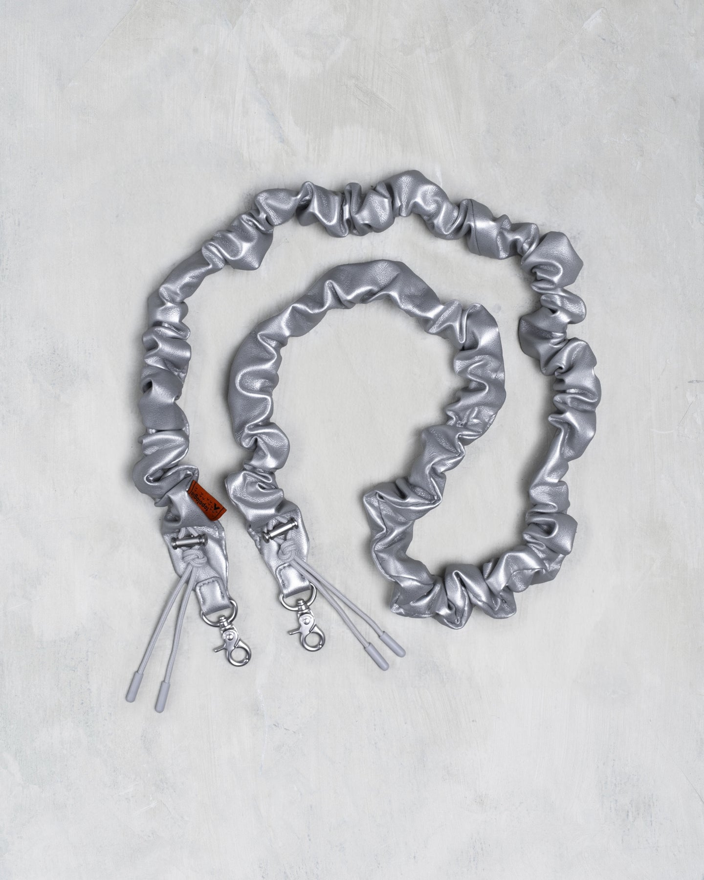 Bungee Strap / Chrome / Synthetic Leather