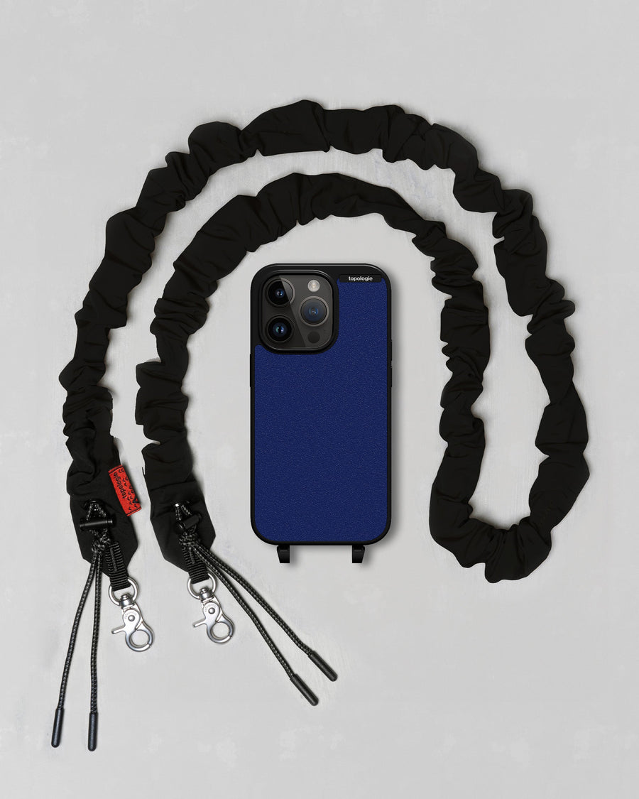 Bump Phone Case ヴァードン スマホケース / Matte Black / Cobalt / Bungee Strap Black