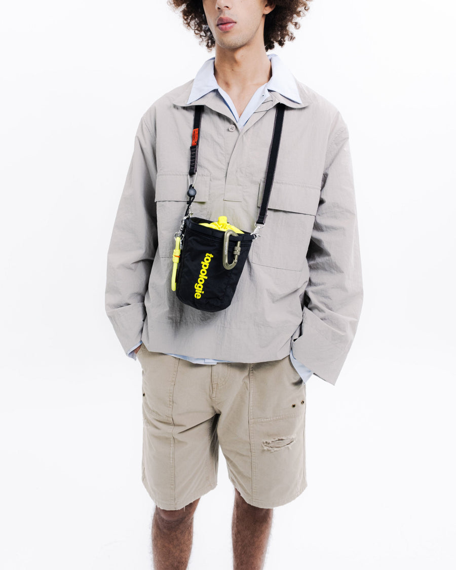 Chalk Bag チョーク バッグ / Black / Neon Yellow (Papery) / Utility Sling / Black