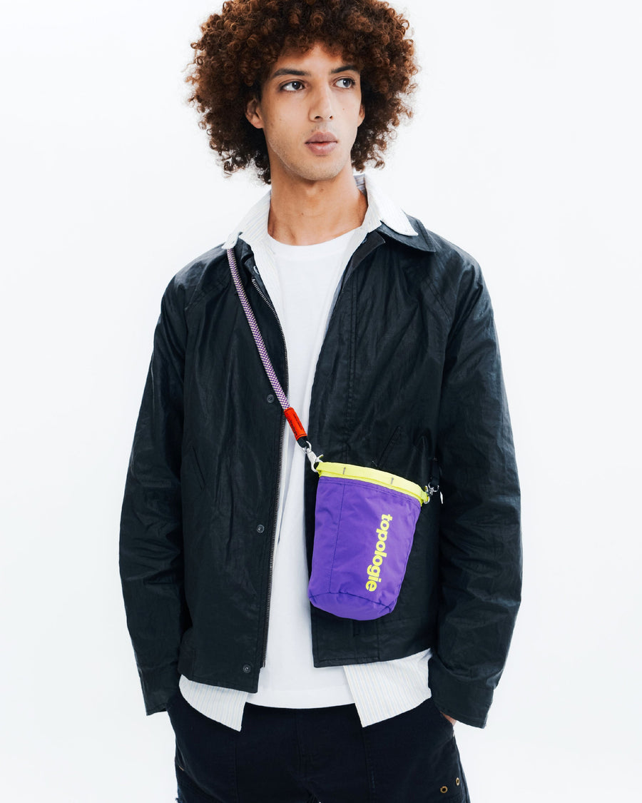 Chalk Bag チョーク バッグ / Black / Neon Yellow (Papery) / Utility Sling / Black