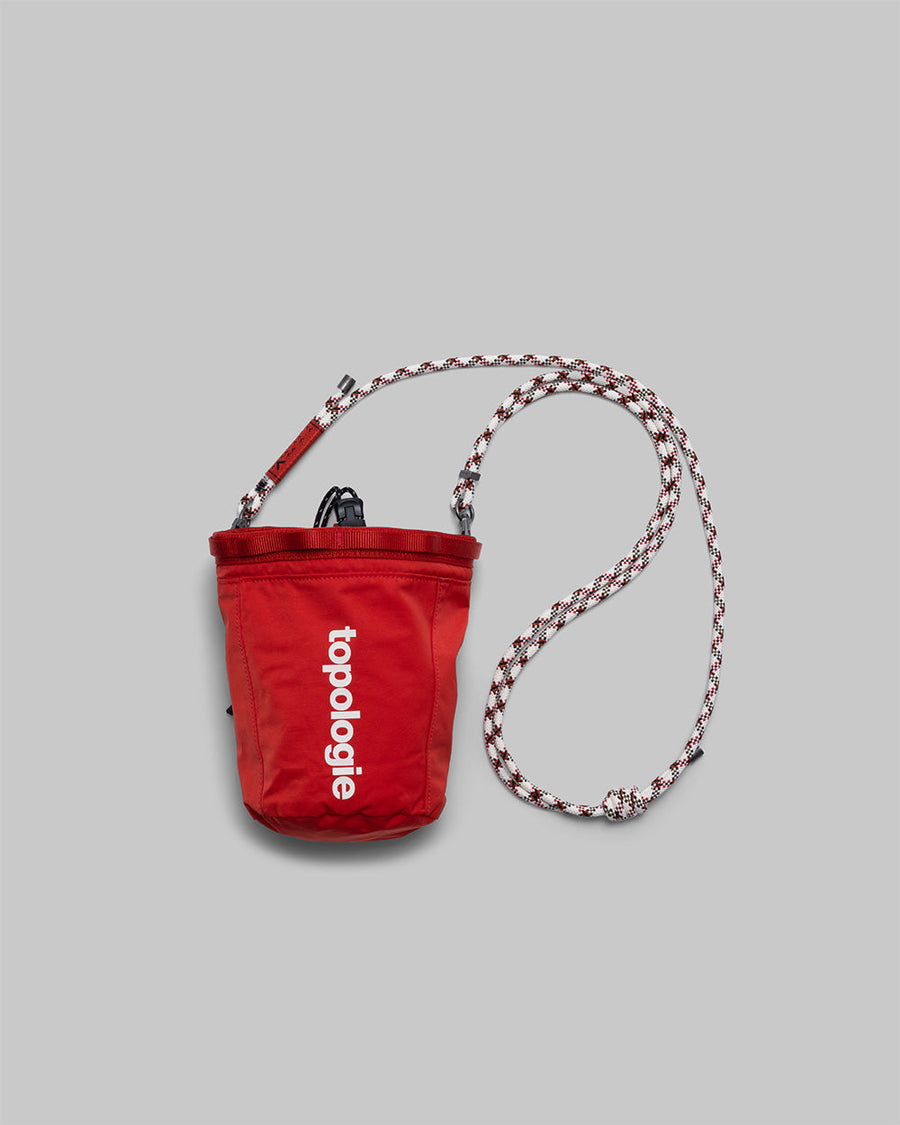 Chalk Bag (チョーク バッグ) / Topologie Red / 6.0mm Rope / White Jukebox