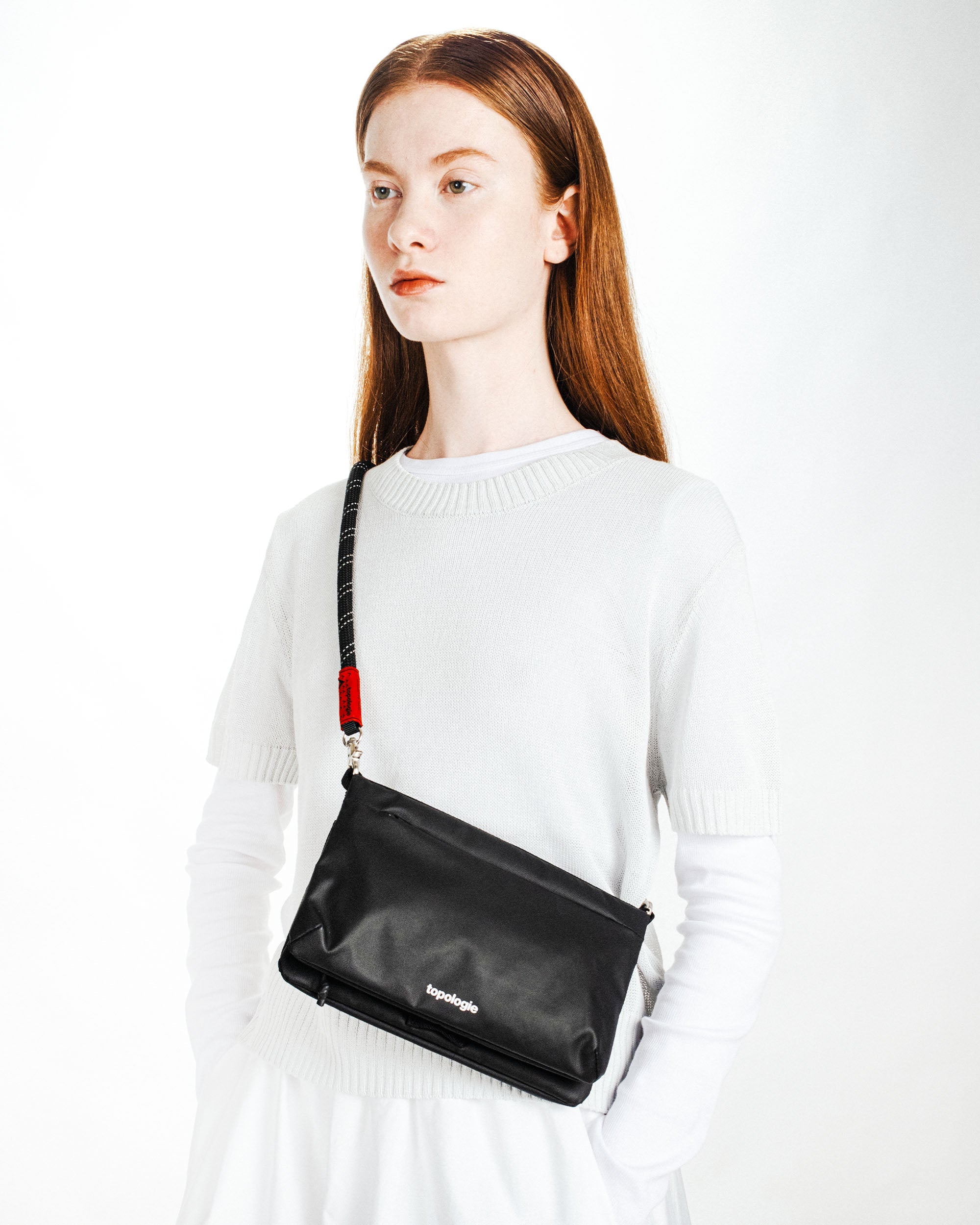 Flat Sacoche Small フラット サコッシュ スモール / Dry Black