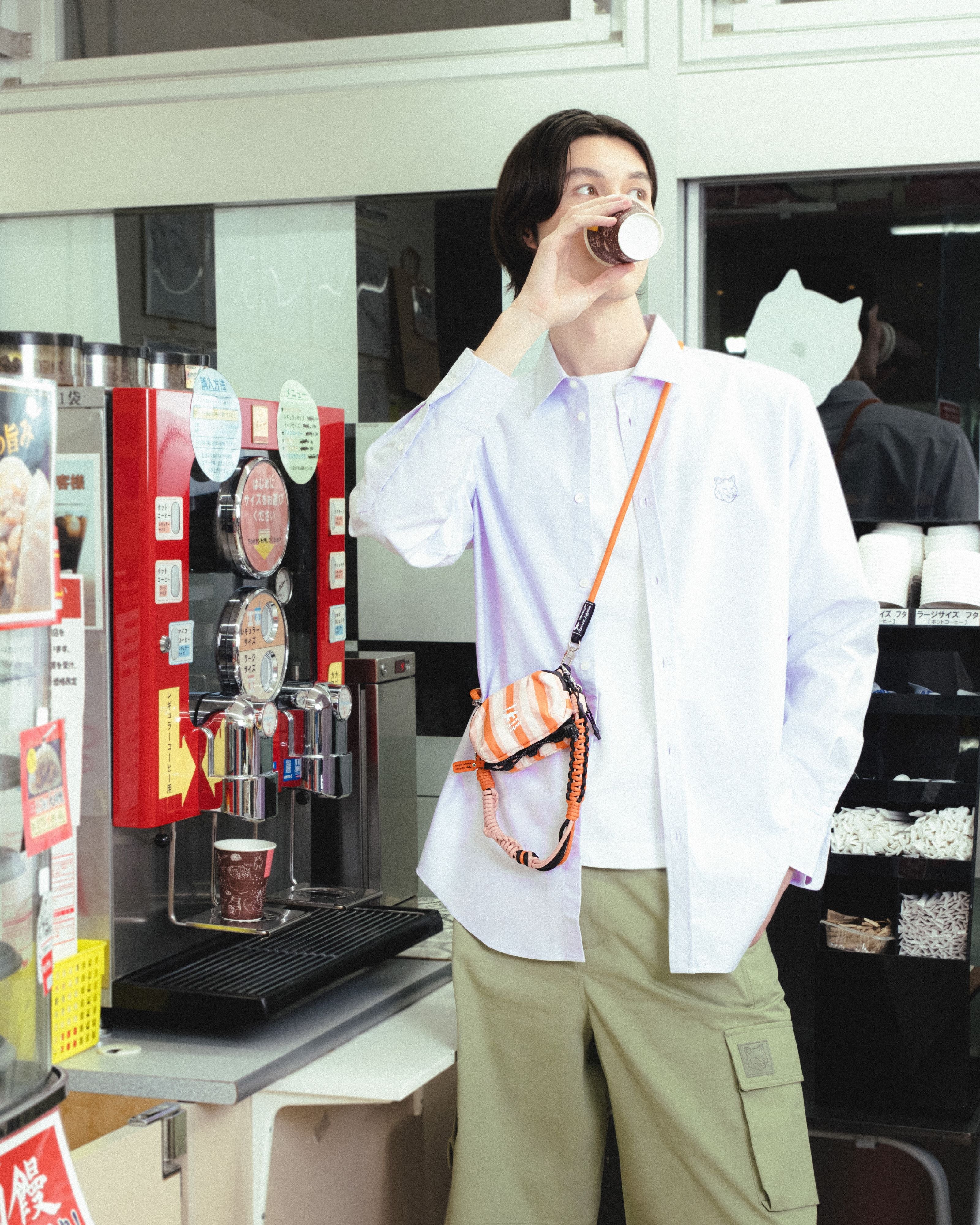 Maison Kitsuné x Topologie Mini Bottle Sacoche – Topologie