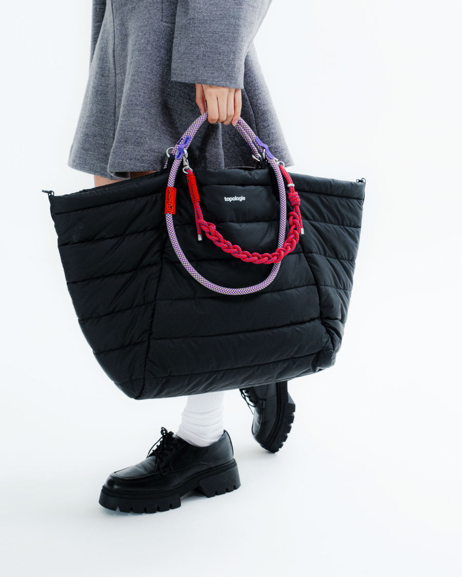 Marche Tote Large マルシェトート ラージ / Taupe (Puffer) / 10mm Rope Loop / Black Reflective