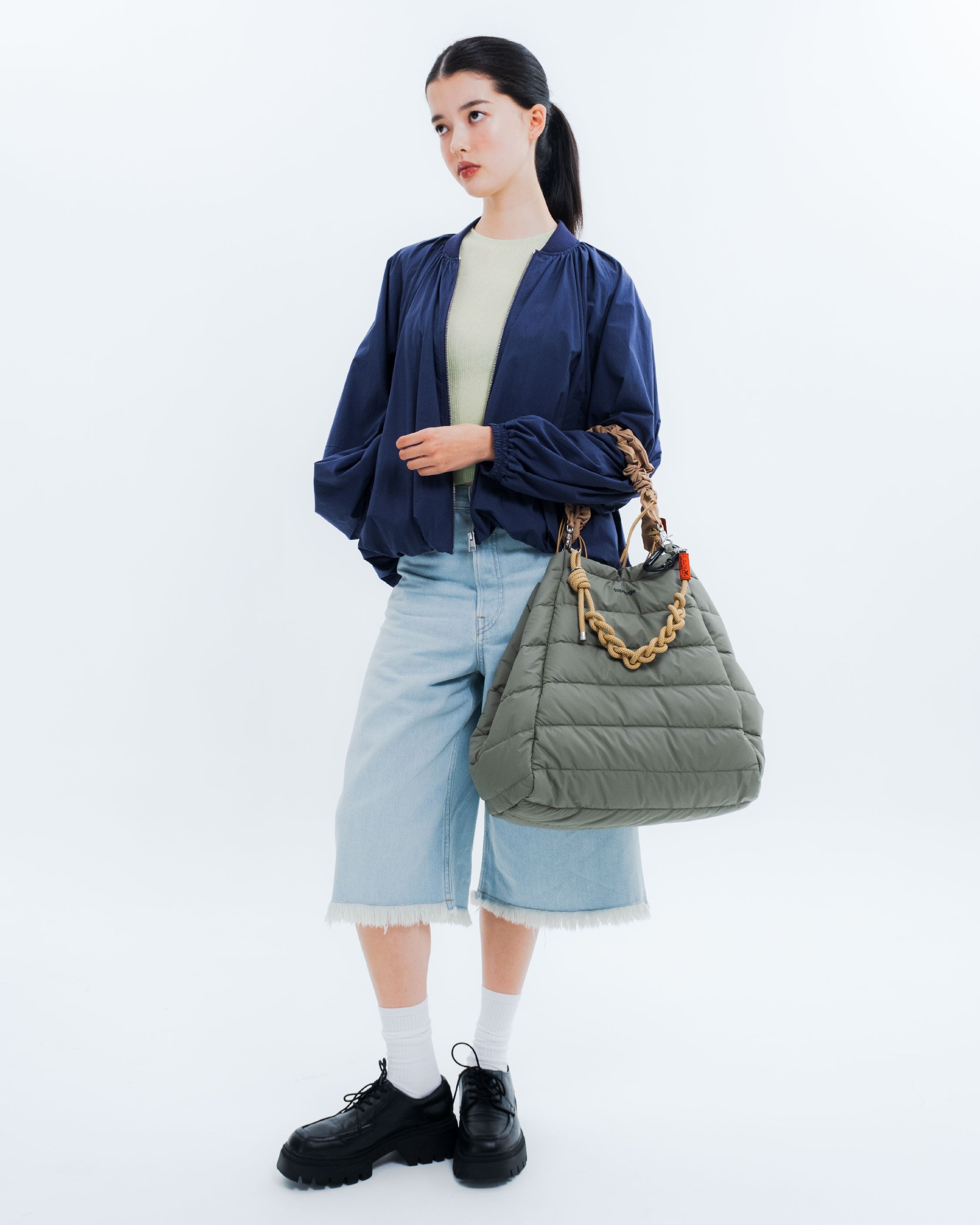 【美品】トポロジー マルシェトート ミディアム　ストラップ2本付き Marche Tote Medium マルシェトート ミディアム【バッグ単体
