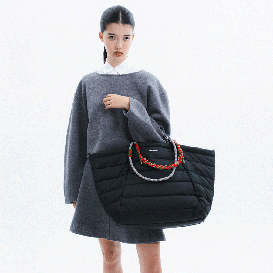 ⭐️ 【新品未使用】マルシェトート ラージ (人気の黒ストラップ付き ⭐️ 【新品未使用】マルシェトート ラージ (人気の黒ストラップ付き