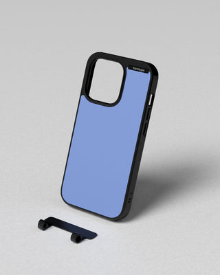Bump Phone Case / Matte Black / Blue Lilac
